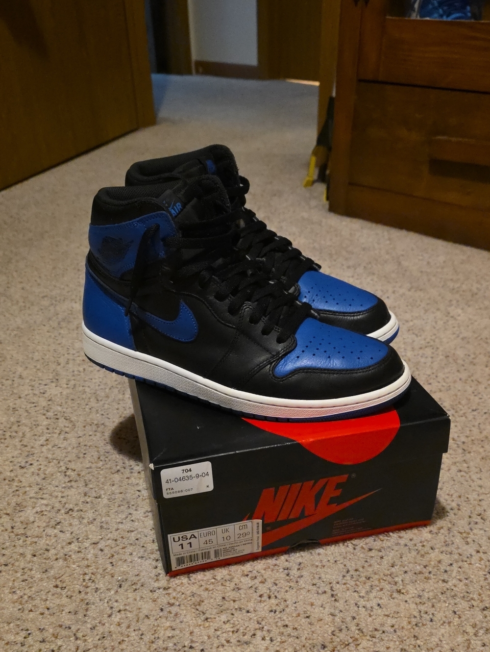 Nike Air Jordan 1 High - Black / Blue